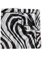 Roberto Cavalli Zebra Print Scarf - Multicolour