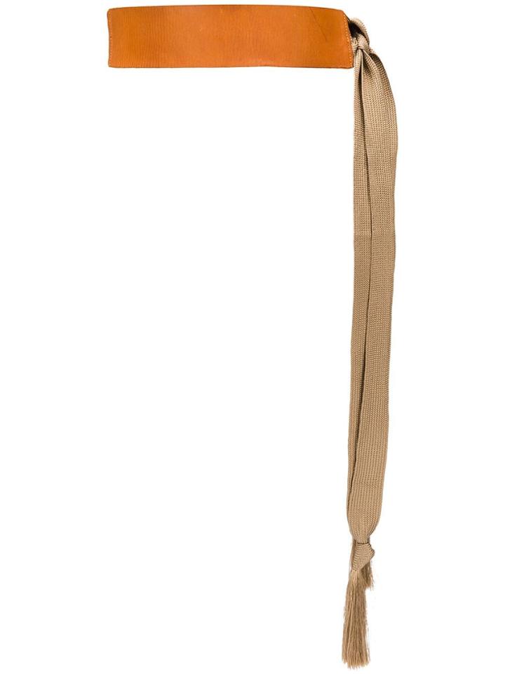 Forte Forte Side Tie Belt - Neutrals