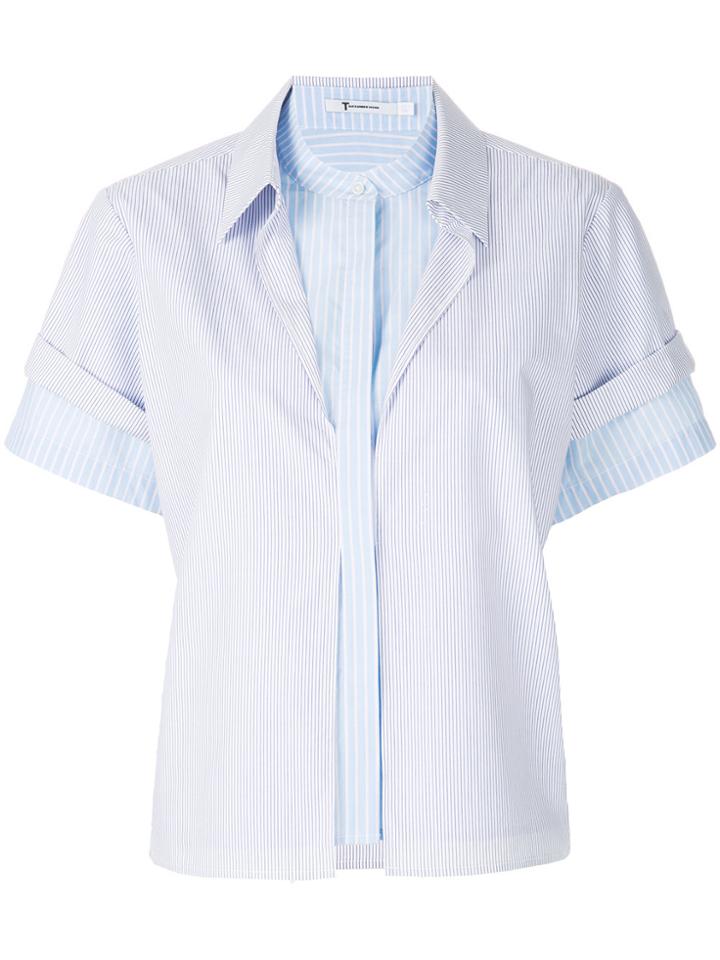 T By Alexander Wang Layered Look Shirt - White