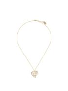 Vivienne Westwood Logo Heart Pendant Necklace - Gold