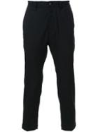 Cityshop Cropped Tailored Trousers, Men's, Size: Medium, Black, Polyester/polyurethane/rayon