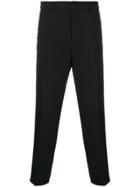 Versace Collection Tailored Stud Trousers - Black