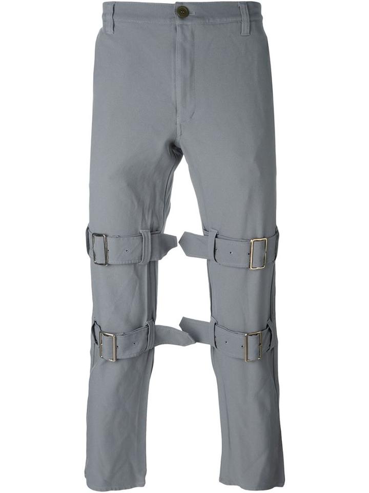 Comme Des Garçons Shirt Buckle Detail Trousers