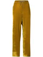 Fabiana Filippi Drawstring Slim-fit Trousers - Yellow