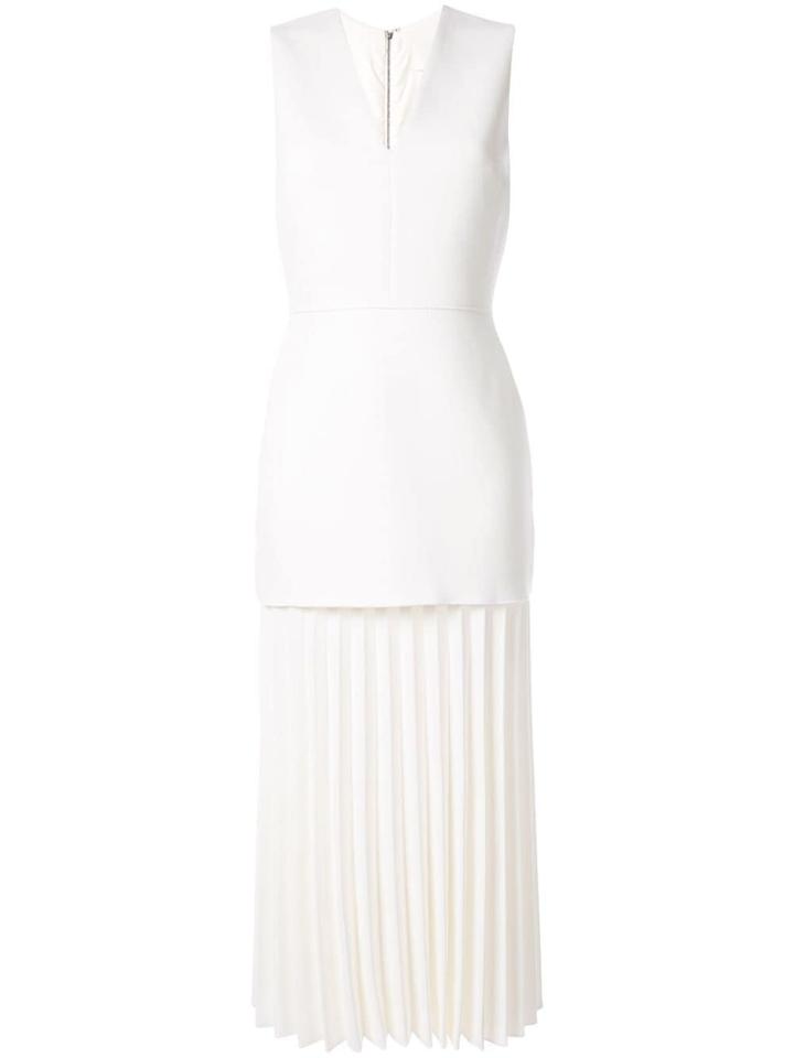 Dion Lee Linear Pleat Dress - White