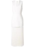 Dion Lee Linear Pleat Dress - White