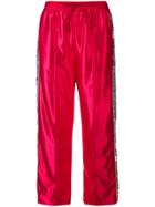 Gucci Sequin Stripes Track Trousers - Red