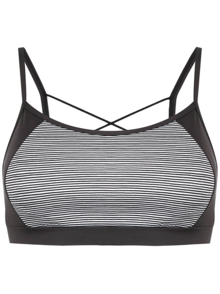 Track & Field Block Compression Top - Black