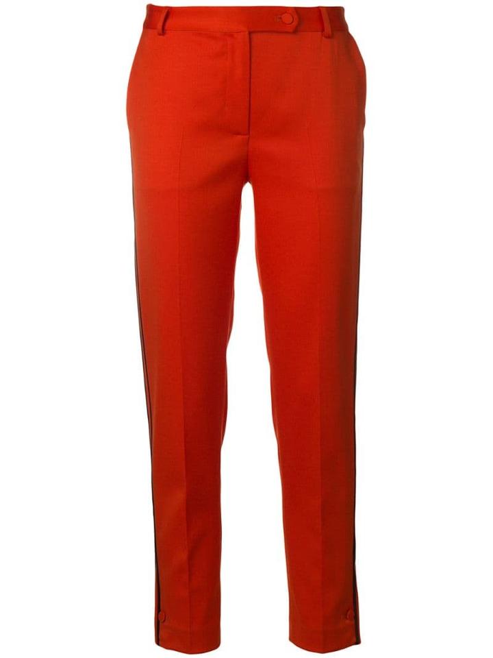 Styland Cropped Tailored Suit Trousers - Yellow