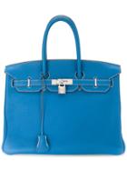 Hermès Vintage Birkin 35 Tote Bag - Blue