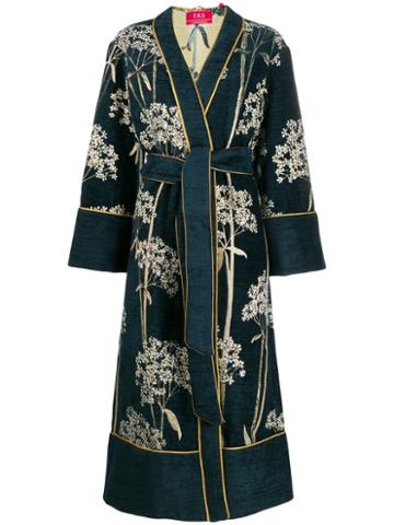 F.r.s For Restless Sleepers Kimono Coat - Blue