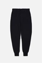 Ami Alexandre Mattiussi Relaxed Tapered Trackpants, Men's, Size: Large, Black, Cotton