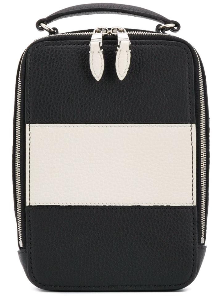 Sonia Rykiel Striped Crossboy Bag - Black