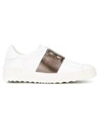 Valentino Open Sneakers, Women's, Size: 35, White, Calf Leather/rubber
