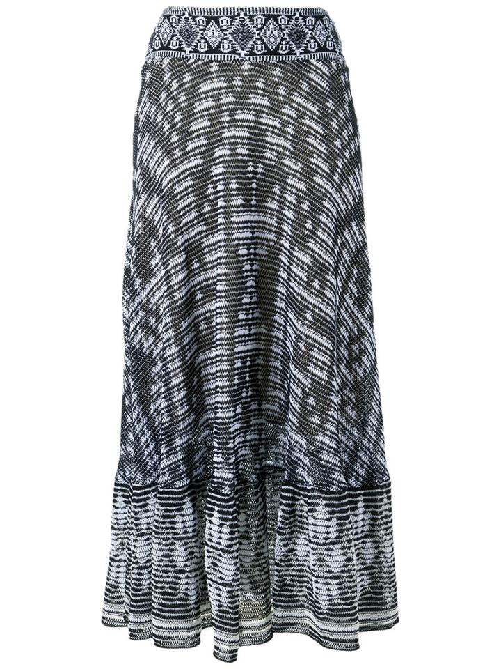 Cecilia Prado - Knitted Skirt - Women - Acrylic/lurex/viscose - G, Black, Acrylic/lurex/viscose
