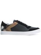Burberry House Check Sneakers - Black
