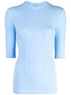 Ellery Fitted Shortsleeved T-shirt - Blue
