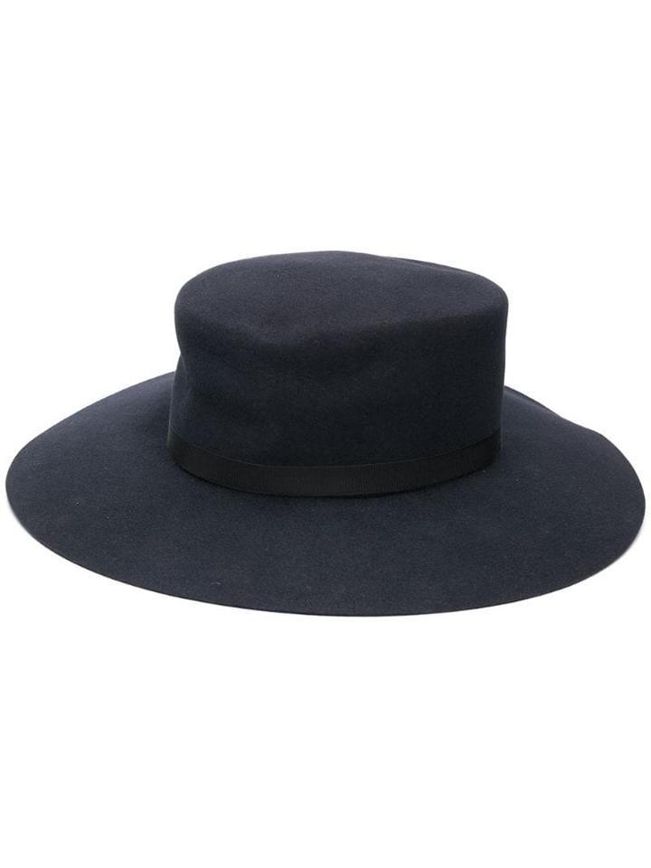 Alberta Ferretti Wide Brim Hat - Grey