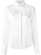 Gloria Coelho Panelled Shirt, Women's, Size: Pp, White, Acetate/polyester