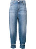 Pinko Ankle Strap Tapered Jeans - Blue