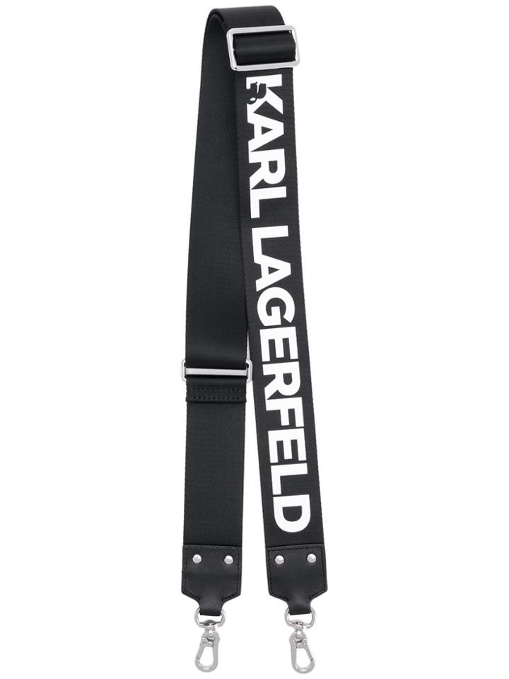 Karl Lagerfeld K/straps Wide Bag Strap - Black