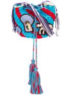 X Francis Uprichard Centaur Applique Bag - Women - Silk/cotton/polyester - One Size, Blue, Silk/cotton/polyester, Peter Pilotto