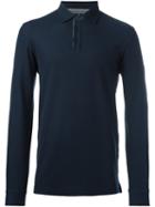 Hackett Longsleeved Polo Shirt, Men's, Size: Medium, Blue, Cotton