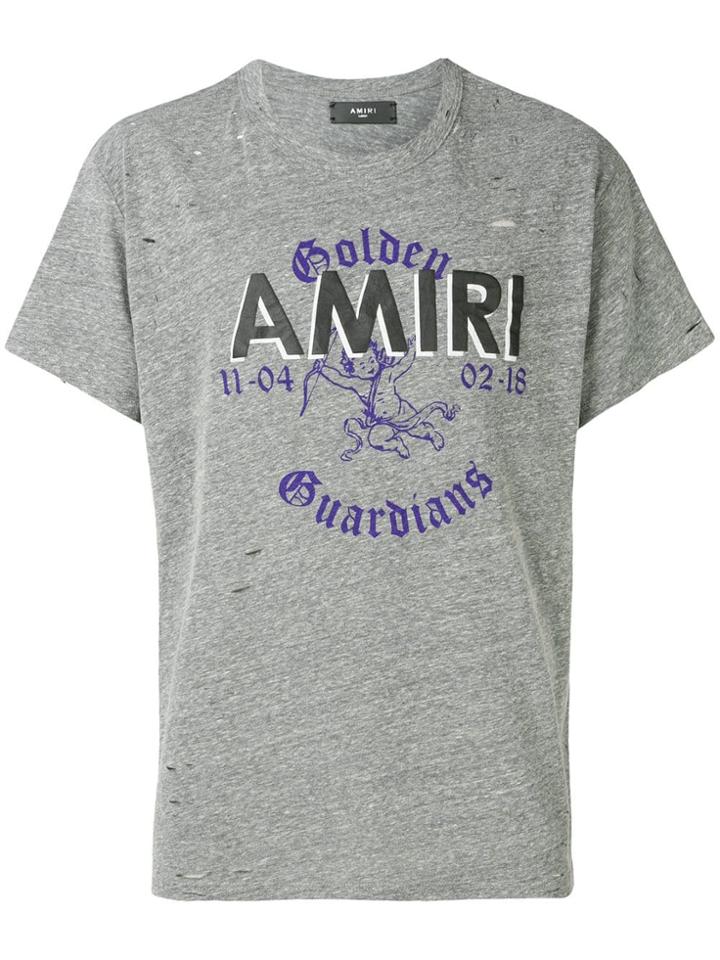 Amiri Amiri Team T-shirt - Grey