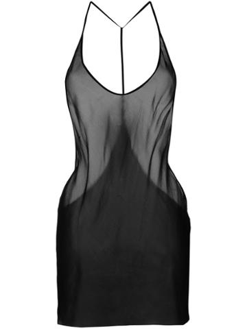 Ann Demeulemeester Icon Spaghetti Strap Sheer Top