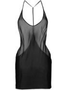 Ann Demeulemeester Icon Spaghetti Strap Sheer Top