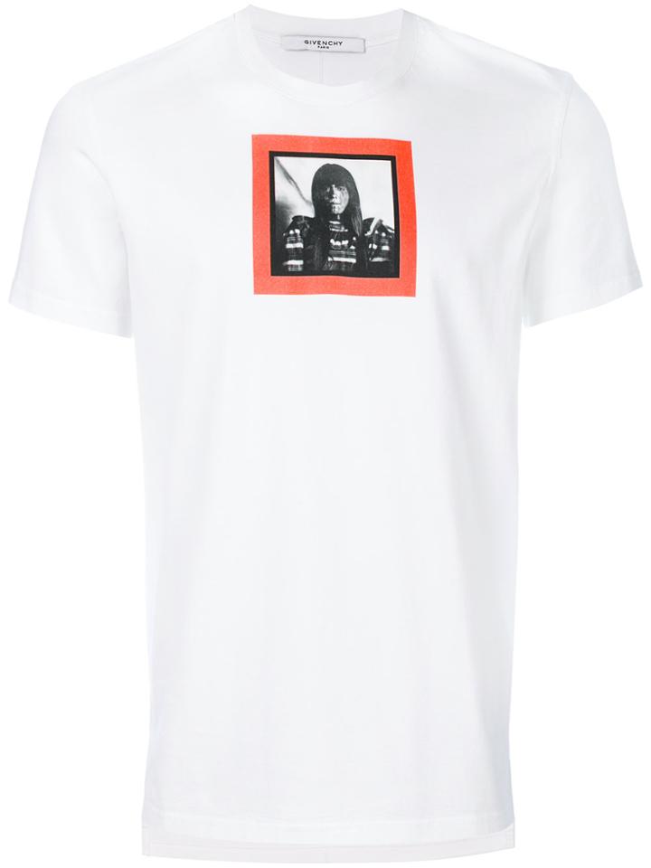 Givenchy Portrait Patch Columbian Fit T-shirt - White