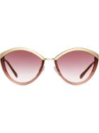 Prada Eyewear Cinéma Sunglasses - Pink & Purple