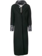 Herno Layered-look Long Coat - Black