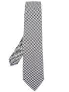 Etro Houndstooth Pattern Tie - Black