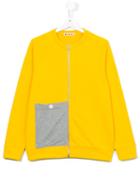 Marni Kids Contrast Pocket Sweatshirt, Girl's, Size: 14 Yrs, Yellow/orange