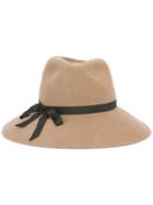 Ca4la Fedora Hat, Women's, Nude/neutrals, Silk/wool