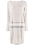 Fabiana Filippi Stripe Sweater Dress - Neutrals