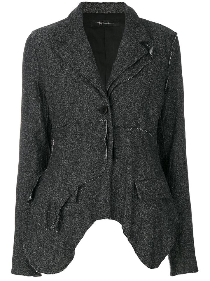 Barbara Bologna Asymmetric Blazer - Grey