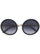Dolce & Gabbana Eyewear Round Frame Sunglasses - Black