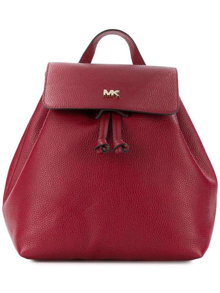 Michael Michael Kors Wide Shaped Backpack - Red