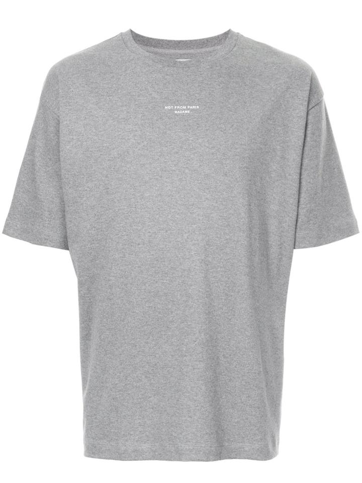 Drôle De Monsieur Nfpm T-shirt - Grey