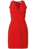Msgm V-neck Mini Dress - Red