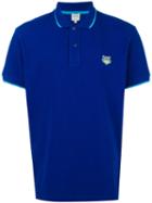 Kenzo Mini Tiger Polo Shirt, Men's, Size: Large, Blue, Cotton