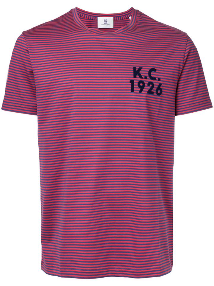 Kent & Curwen Striped T-shirt - Red