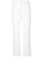 Givenchy Cropped High-waisted Trousers - White