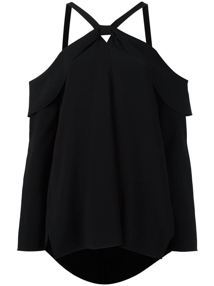Proenza Schouler Off-shoulder Blouse, Women's, Size: 6, Black, Acetate/viscose