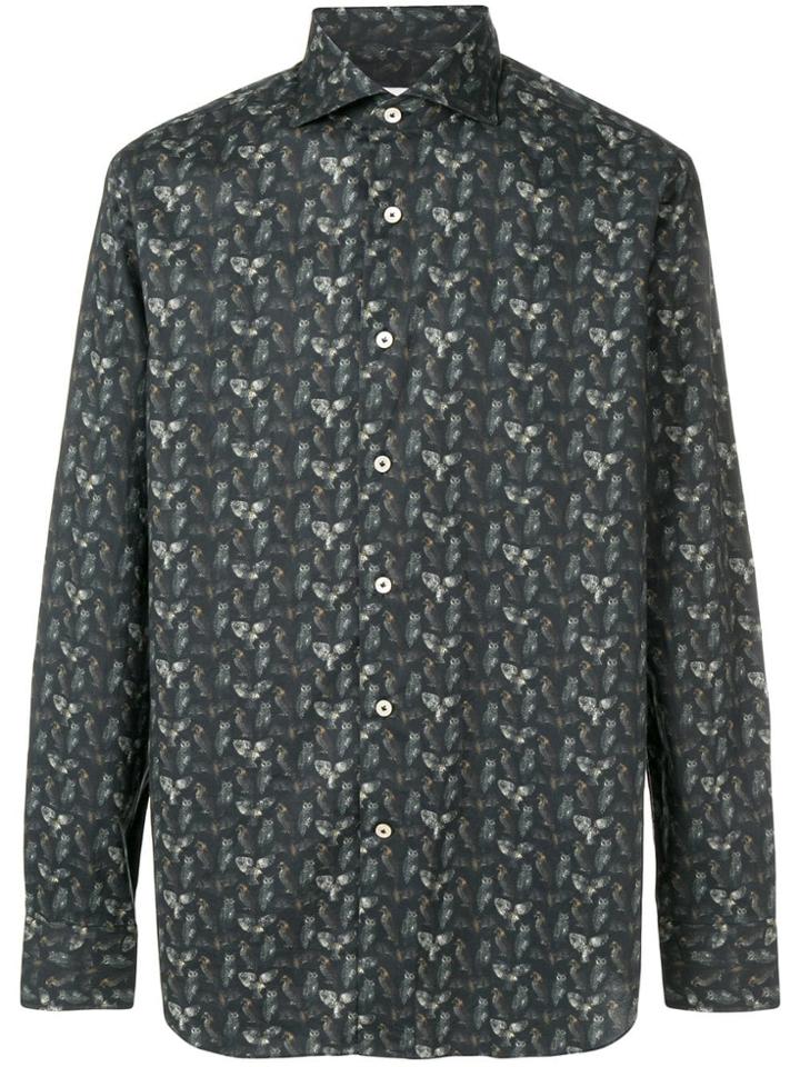 Alessandro Gherardi Patterned Shirt - Black