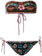 Anjuna - Bandeau Print Bikini - Women - Polyamide/spandex/elastane - Xs, Polyamide/spandex/elastane