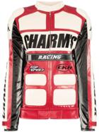 Charm's X Kappa Faux Leather Biker Jacket - Red