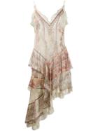Camilla Asymmetric Midi Dress - Neutrals